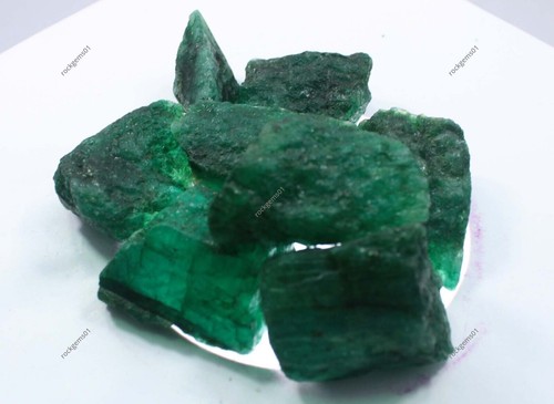 1000 Ct Natural Emerald Green Earth Mined Huge Rough CERTIFIED Loose Gemstone - Picture 4 of 7