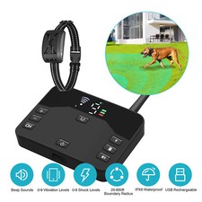 Electric Dog Collar/Receiver Anti-Bark Dog Deterrent Training Collar Dogs Safe