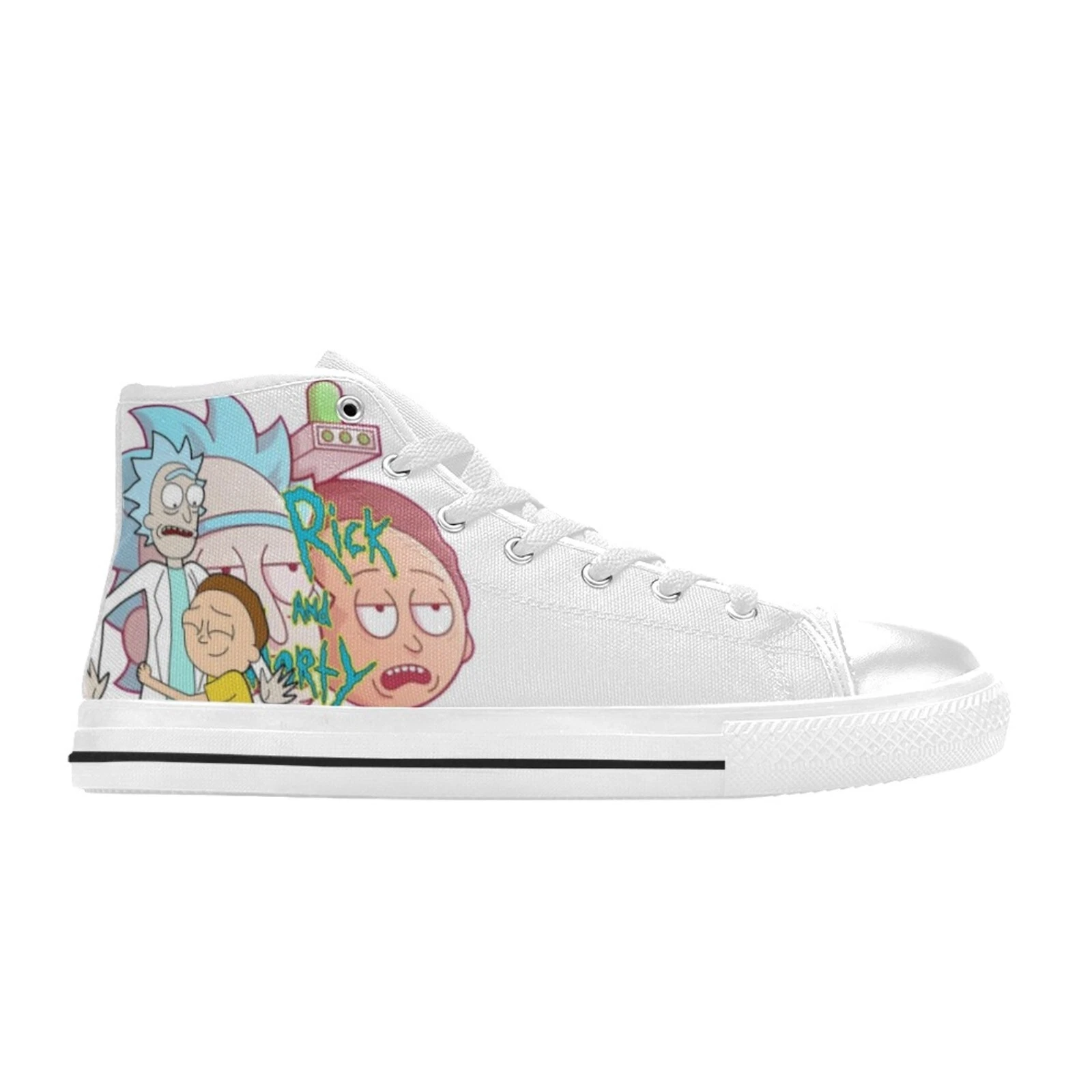 Rick and Rickandmorty High Top Sneakers Canvas Shoes