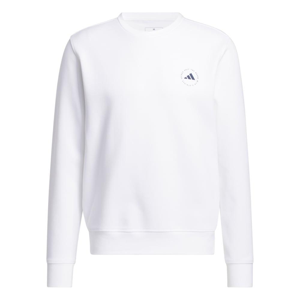 adidas Core Crew Neck Golf Sweater White - NEW! 2024 | eBay UK