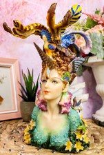 Mi Dama Unicornio Hada Estatua Reina de la Atlántida Artista Josefina Pared Ninfa