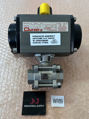 NEW NO BOX- Duravalve Assy AS7013MC 3/4  DM340 W/ AP063ABSR5 S105-3D 2700A  