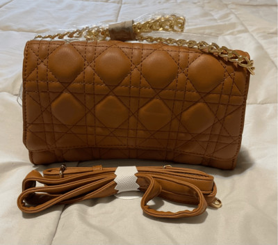 Alyssa Vegan Quilted Crossbody Bag