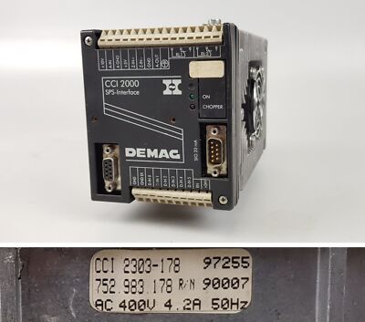 PP7905 Frequency Inverter Demag UD-DPU400V004H01 CCI 2303-178
