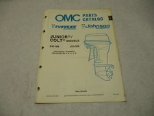 432874 OMC Evinrude Johnson 1989 Outboard Junior/Colt Parts Catalog EJR-CEB JCO-