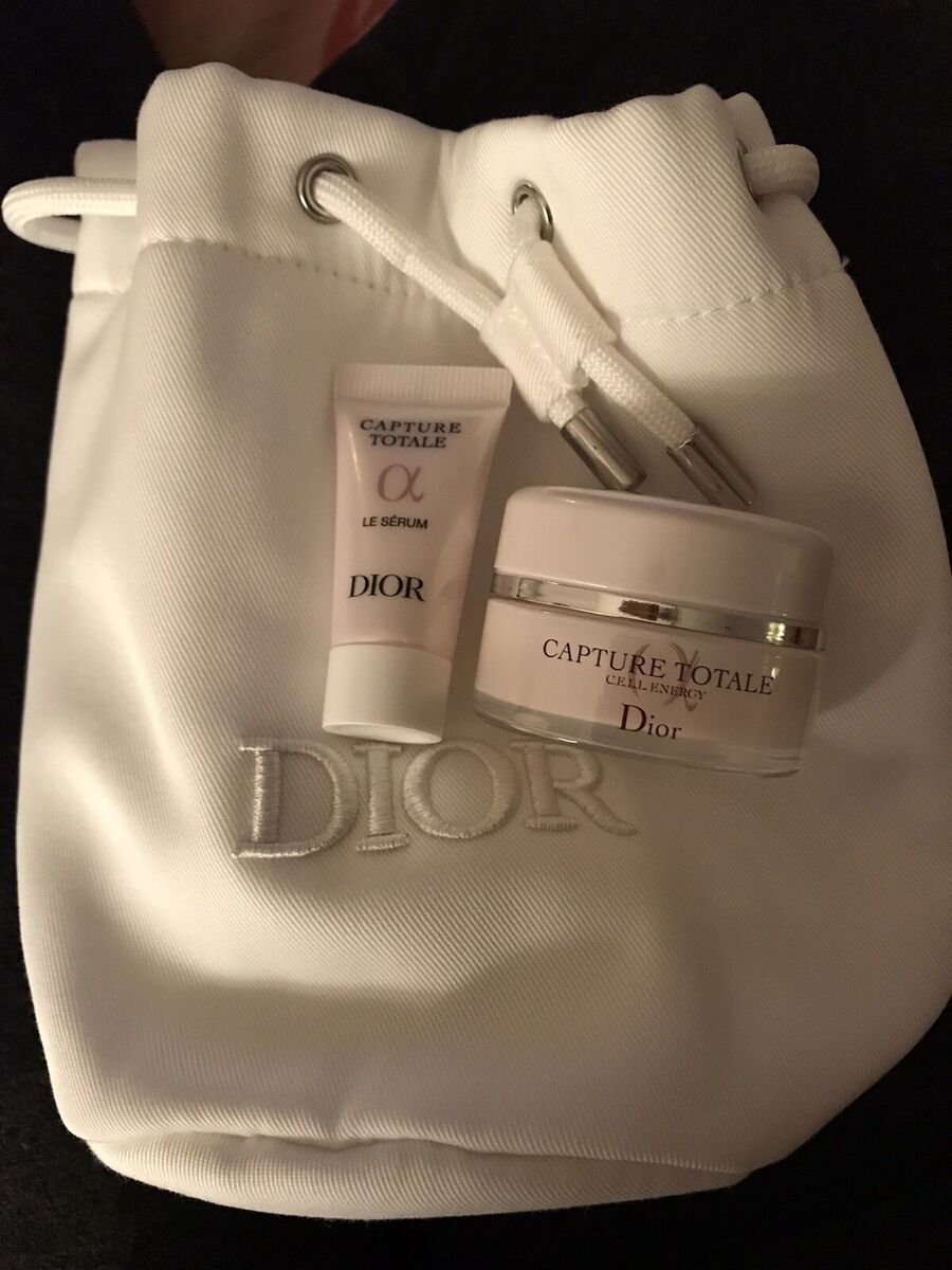 Dior Capture Totale Ritual Gift + Drawstring Satchel Bag + Dior Capture Totale Ritual Gift + Drawstring Satchel Bag +