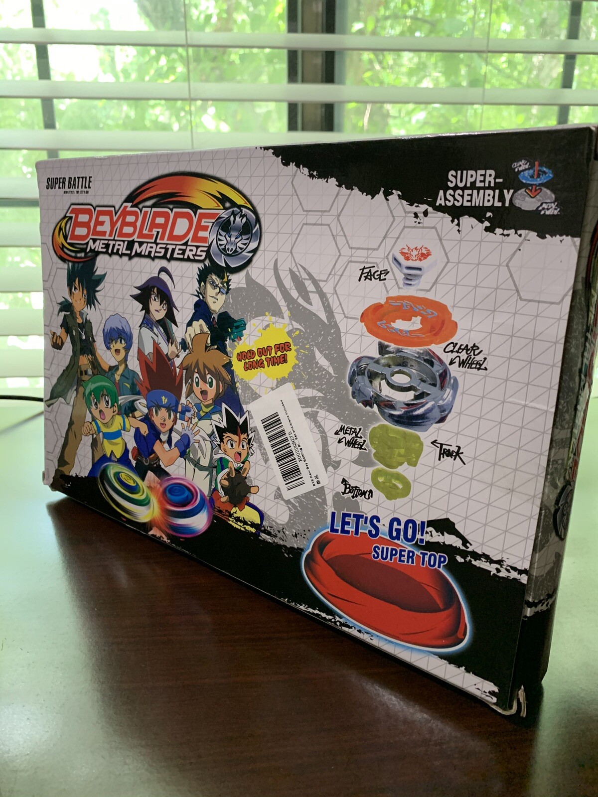 Beyblade Metal Masters Super Battle Top Toy Set Beystadium Included