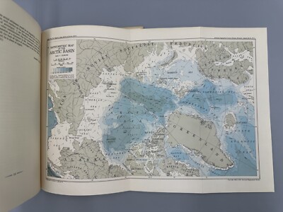 1958 POLAR REGIONS Human Affairs Laurence GOULD Fold Out MAP Bowman Lecture Book