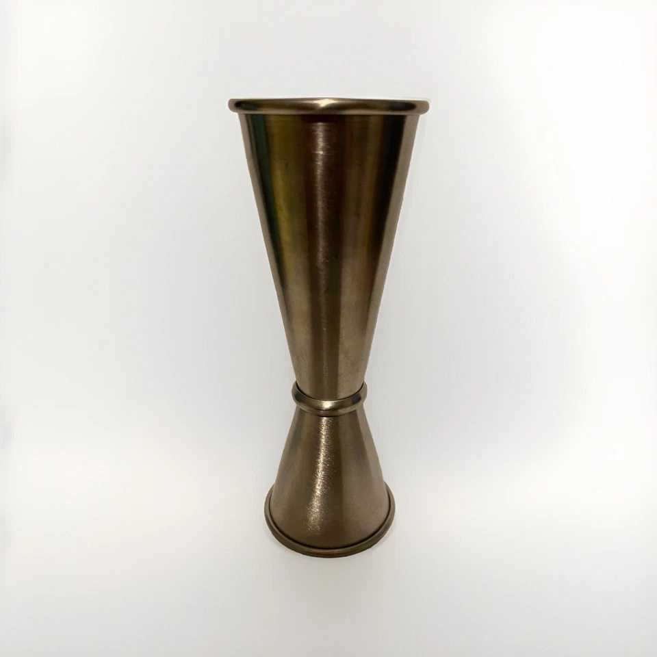 JIGGER de medición de acero inoxidable 1 oz. X 2 oz. Licor de chupito de bar de cócteles estilo japonés Foto 2 de 4