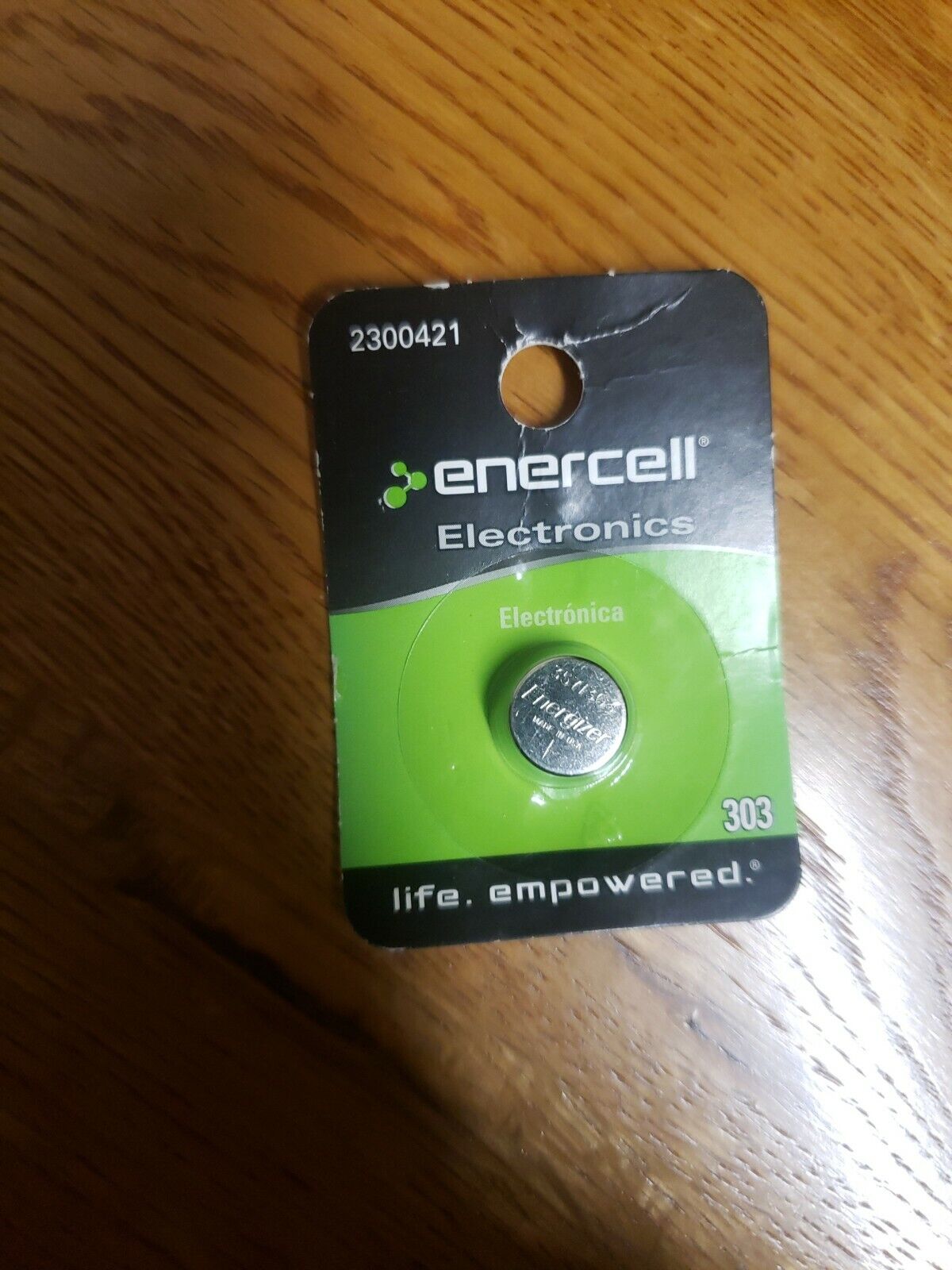 ENERCELL 2300421  WATCH BATTERY # 303
