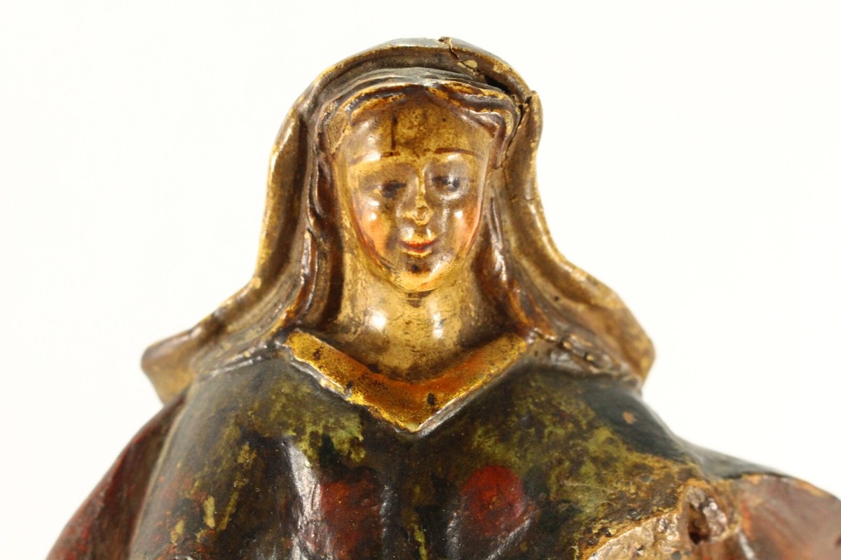 新品未開封ANNIVERSARYスカルマリア像 17th/18th C. Spanish Colonial Madonna Figure, Polychrome