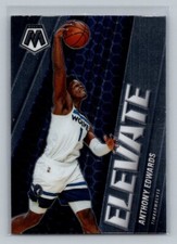 2020-21 Panini Mosaic Elevate #12 Anthony Edwards RC Rookie Card Timberwolves. rookie card picture