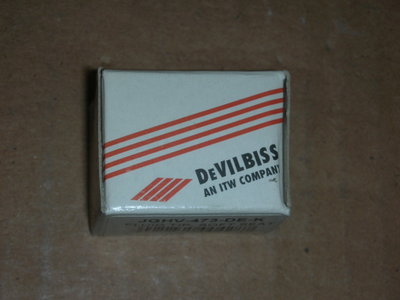 DeVilbiss JGHV-473-DE-K HVLP FLUID TIP SOFT SEAT 2.0mm AGGS-522 NOS!!