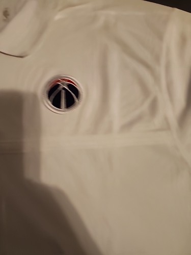Nike Men's NBA Dri-Fit White Polo Shirt Large - Picture 2 of 4