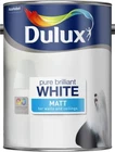 Dulux Matt Pure Brilliant White Matt Emulsion  Walls  Ceilings Paint 5L