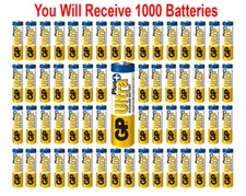 1000x GP Ultra Plus AA Batteries Alkaline Bul...