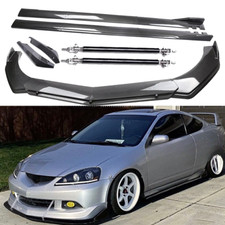 Carbon Fiber Front Bumper Lip Spoiler Side Skirt For Acura Rsx Dc5