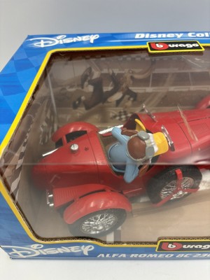 Burago Disney Collection 1:18 Scale Red Donald Duck Alfa Romeo 8C 