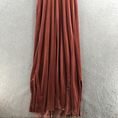 Jenny Yoo English Rose Velvet Sullivan Bridesmaid Maxi Dress Womens 14 Pink - Picture 3 of 23