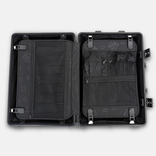 Koffer Handgepäck Aluminium Space Grau GUNDEL Cabin Trolley 55x40x20 - Bild 5 von 12
