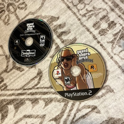 Gran Theft Auto San Andreas PlayStation 2 Disc