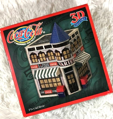 Vintage 1999 Coca-Cola 'Five and Dime' 3D Collectible Foam Puzzle