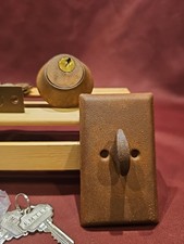 Emtek 8450 Rust Finish Single-Sided Deadbolt, French Antique Rustic!