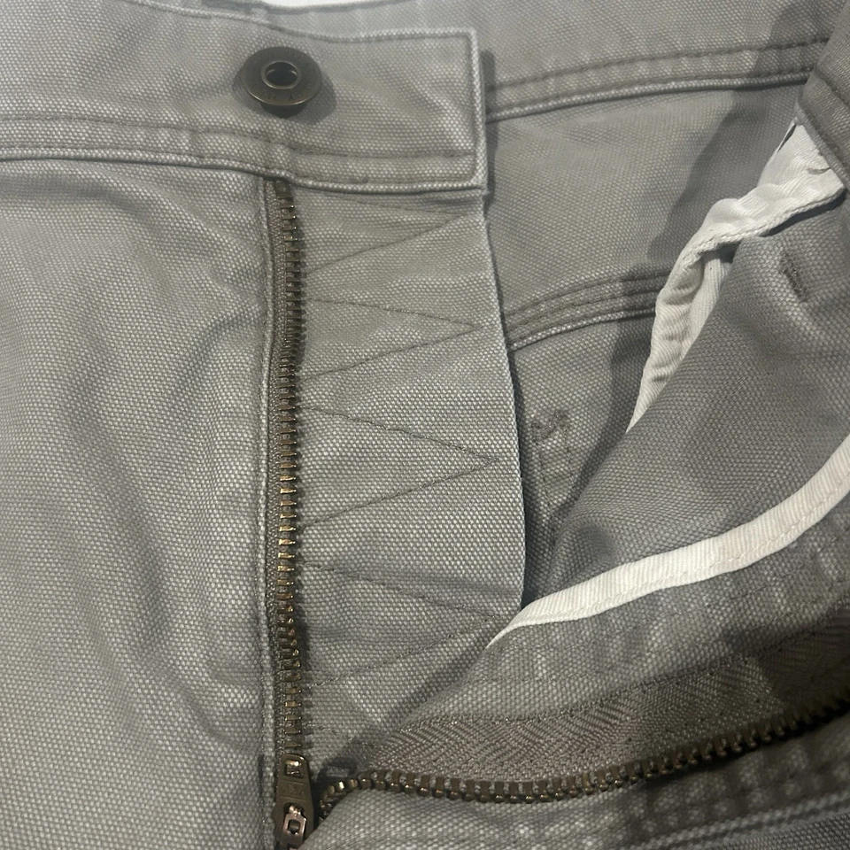 Мужские джинсы Duck Head с пятью карманами на булавках холщовые бежевые размер 38 x 30 - Изображение 3 из 4