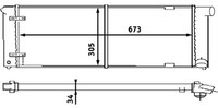 MotorküHler WasserküHler Mahle CR 407 000S FüR 1G2 19E Jetta VW Golf 1G1 165 2