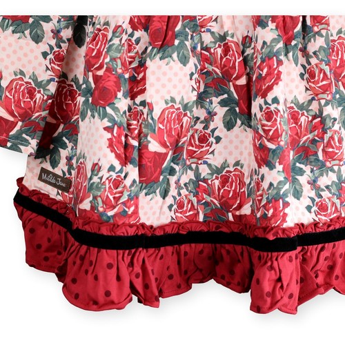 MATILDA JANE KENSLEY GIRLS FLORAL DOT PRINT DRESS Size 4 NWT - Picture 5 of 10