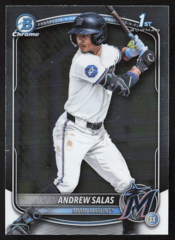2025 Bowman Chrome Prospects Andrew Salas #BCP-156 GS1-30