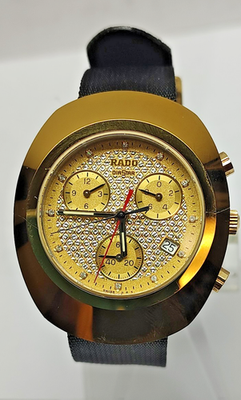 RADO Diastar Chronograph 541.0372.3 Men's Watch Crystal Dial