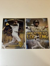 2025 Bowman Chrome Prospects Leo De Vries Rookie Card Athletics Padres RC