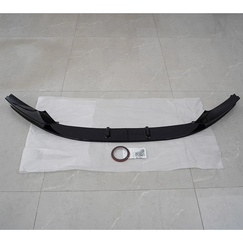 Gloss Black Front Bumper Splitter Lip Fit BMW F22 F23 230i M240i M Sport 2014-20 - Image 4 of 4