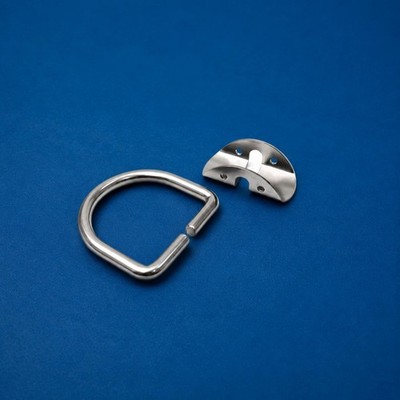 D Loop Base with Lanyard Hole Long-Lasting Stainless Steel Cylinder Holder