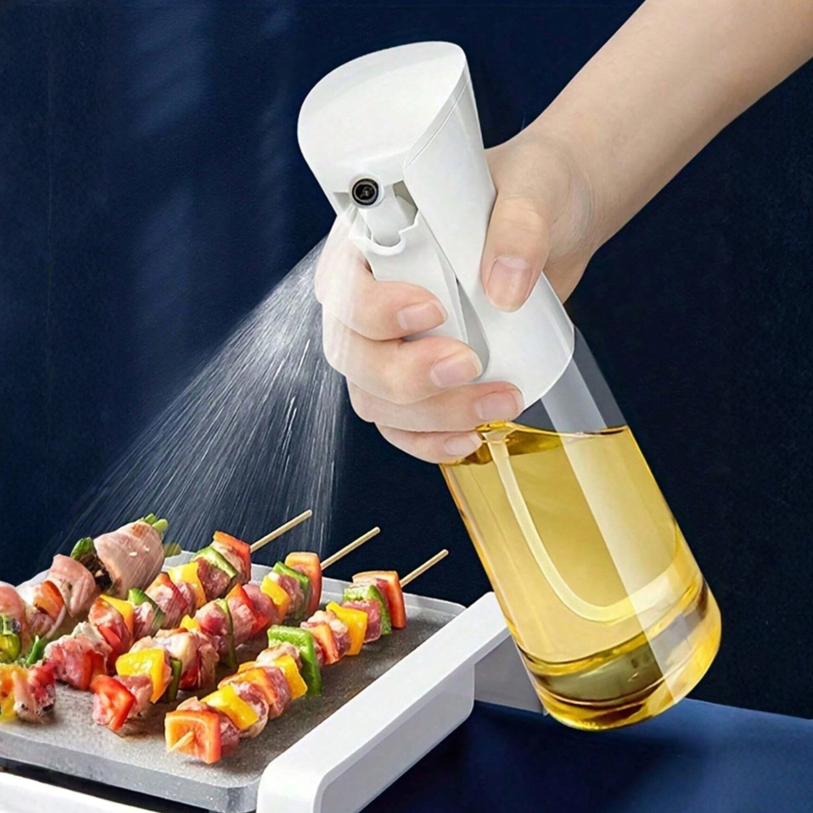 Spray Bottle For Cooking Bbq Olive Oill Mist Spritzer Refillable Bottles New
