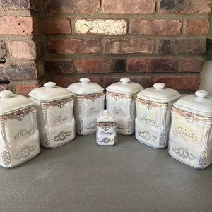 Antique Canister Set | eBay