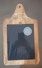 Make Market Pinewood & Removable Slate Insert Cutting Board 8.2X14 Ready To Hang