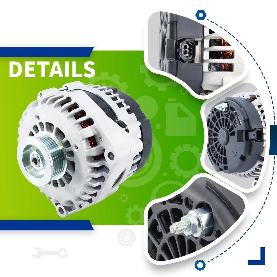 New Alternator For 07-14 Cadillac Escalade EXT/ ESV/V8 6.0L 6.2L 8301 - Image 2 of 4