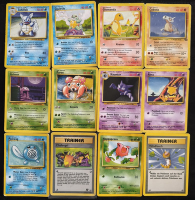 Nintendo Pokémon Karten Lot 36  Dschungel/Fossil/Neo Genesis