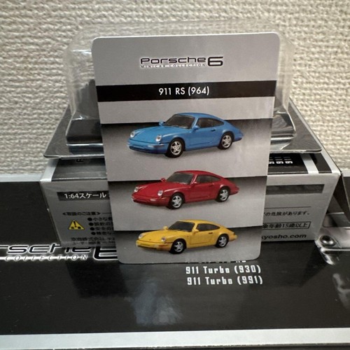 Kyosho Porsche 911 RS 964 Minicar 1/64 Scale Blue - Used - Collector's Item - Picture 6 of 6