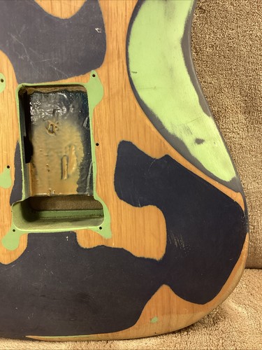 Unbranded Custom Vintage Super Strat Floyd Rose Electric Guitar Body - Picture 3 of 14