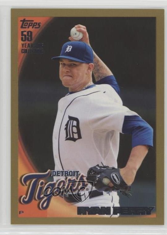2010 Topps Gold 1154/2010 Ryan Perry #575 4r2