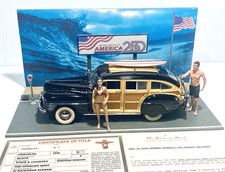 Danbury Mint 1942 Chrysler Town Country U S 250th Anniversary Diorama Flag