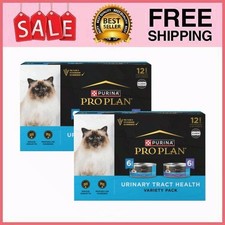 2 Box Purina Pro Plan Urinary Tract, Variety Pack, Wet Cat Food, 5.5 oz Can