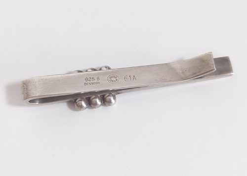 Georg Jensen Sterling Silver 925 #61A Tie Bar/Tie Clip - Picture 2 of 6