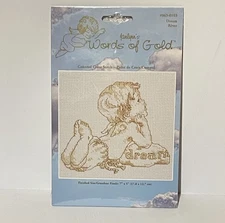 Janlynn Words of Gold Angel Counted Cross Stitch Kit Dream Rêver 063-0103
