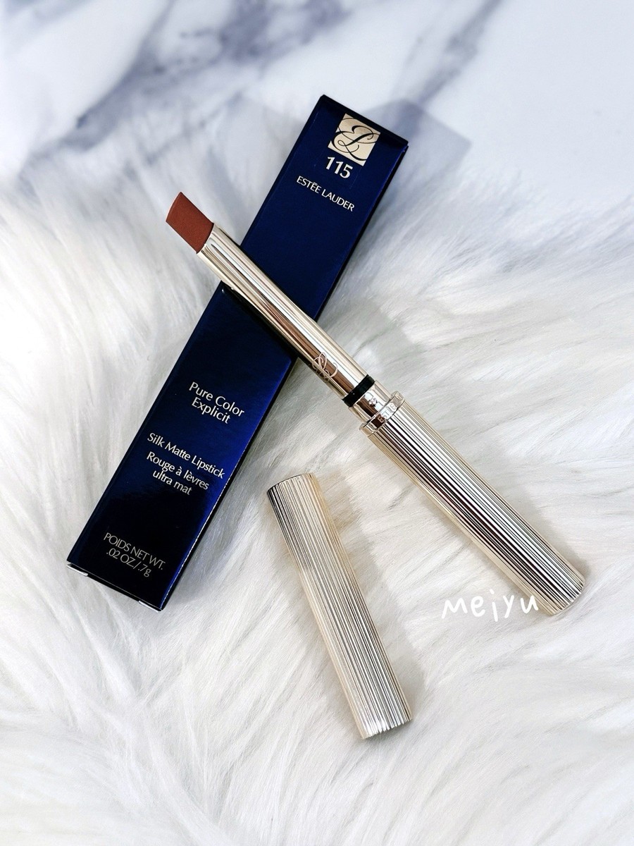 Estee Lauder Pure Color Explicit Silk Matte Lipstick, 115 Off The