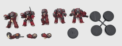 Terminators Blood Angels  Warhammer 40K painted  metal vintage classic