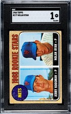 1968 Topps Nolan Ryan #177 (RC) SGC 1